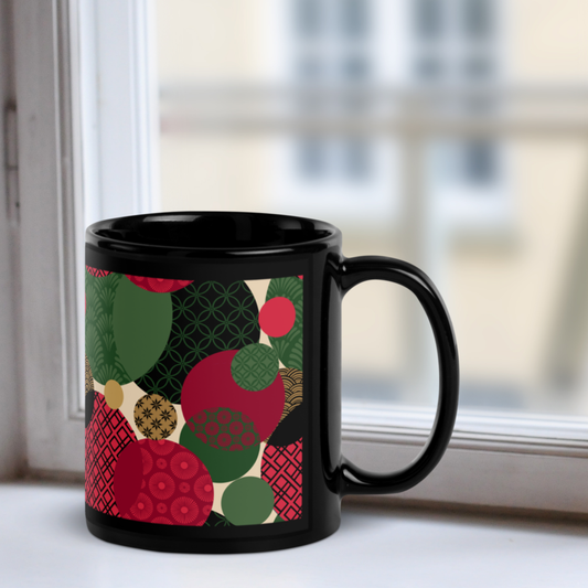 Personalized Benzu Black Mug - Merikurisumasu