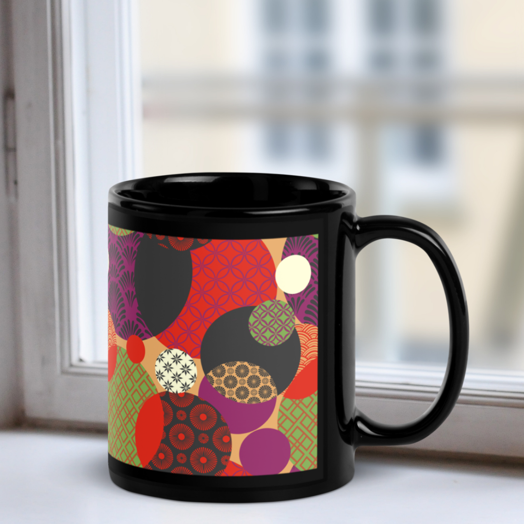 Benzu Black Mug - Meiji