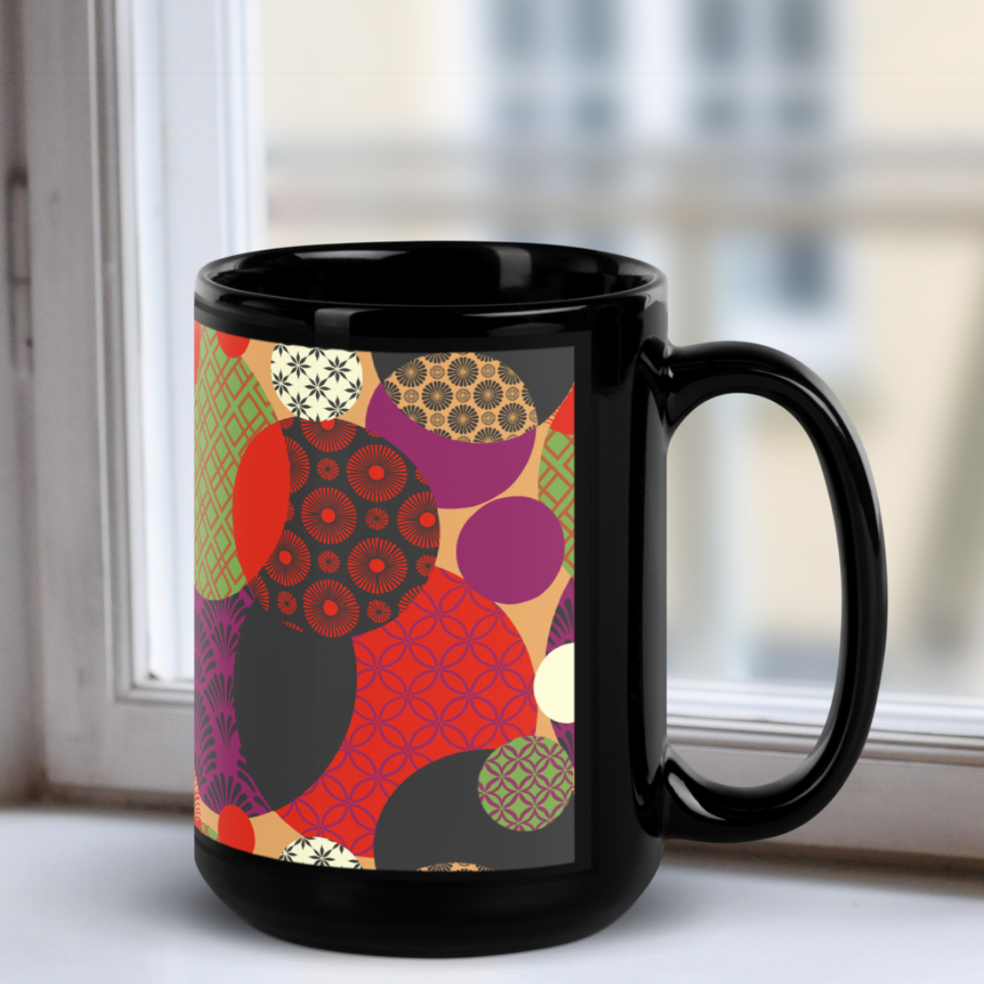 Benzu Black Mug - Meiji