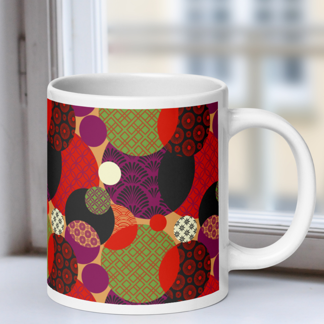 Benzu White Mug - Meiji