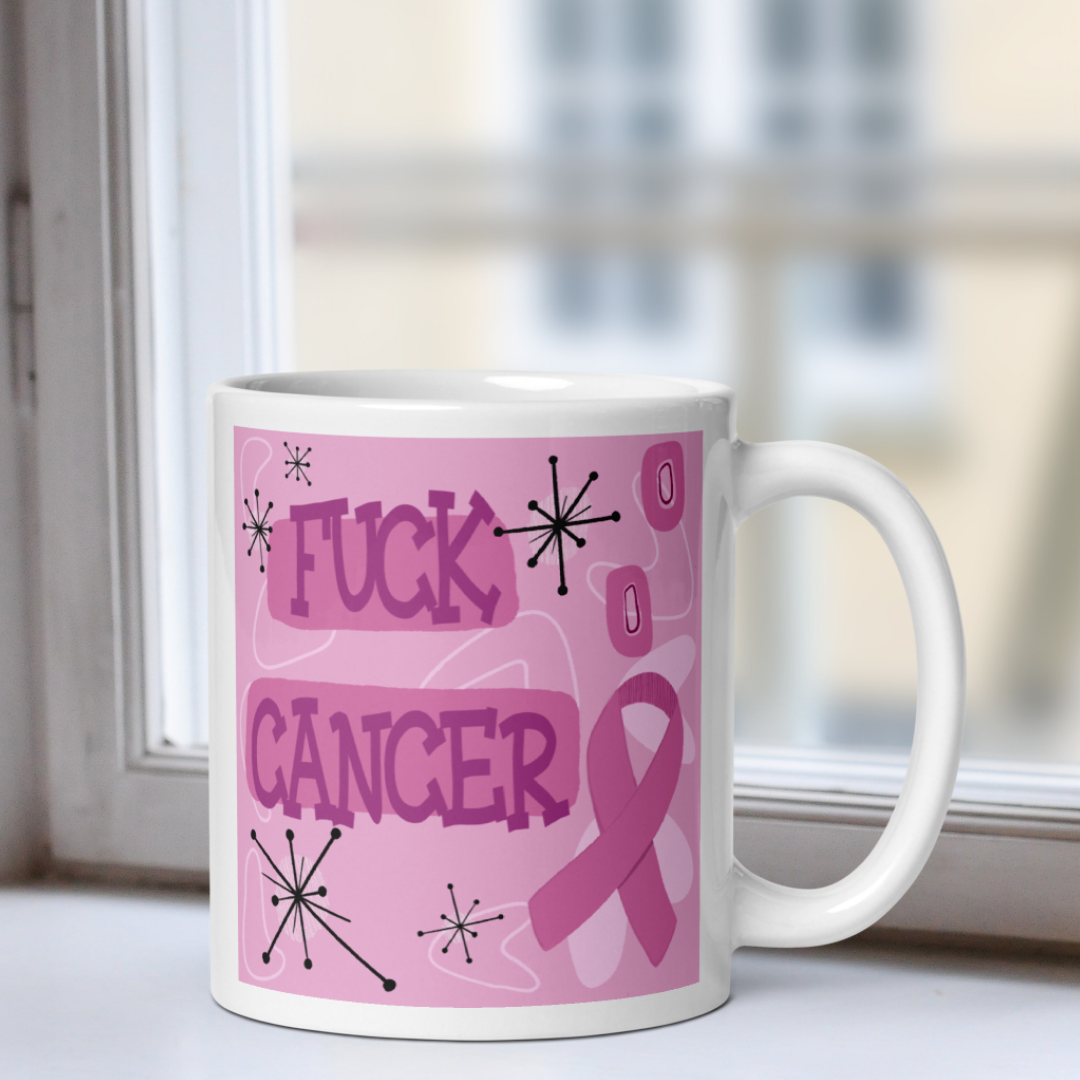 Eff Cancer White Mug