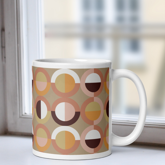 Mannos White Mug - Clay Pots