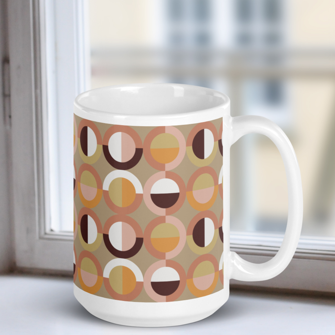 Mannos White Mug - Clay Pots