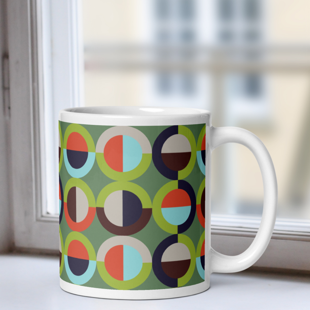 Mannos White Mug - Touch Grass