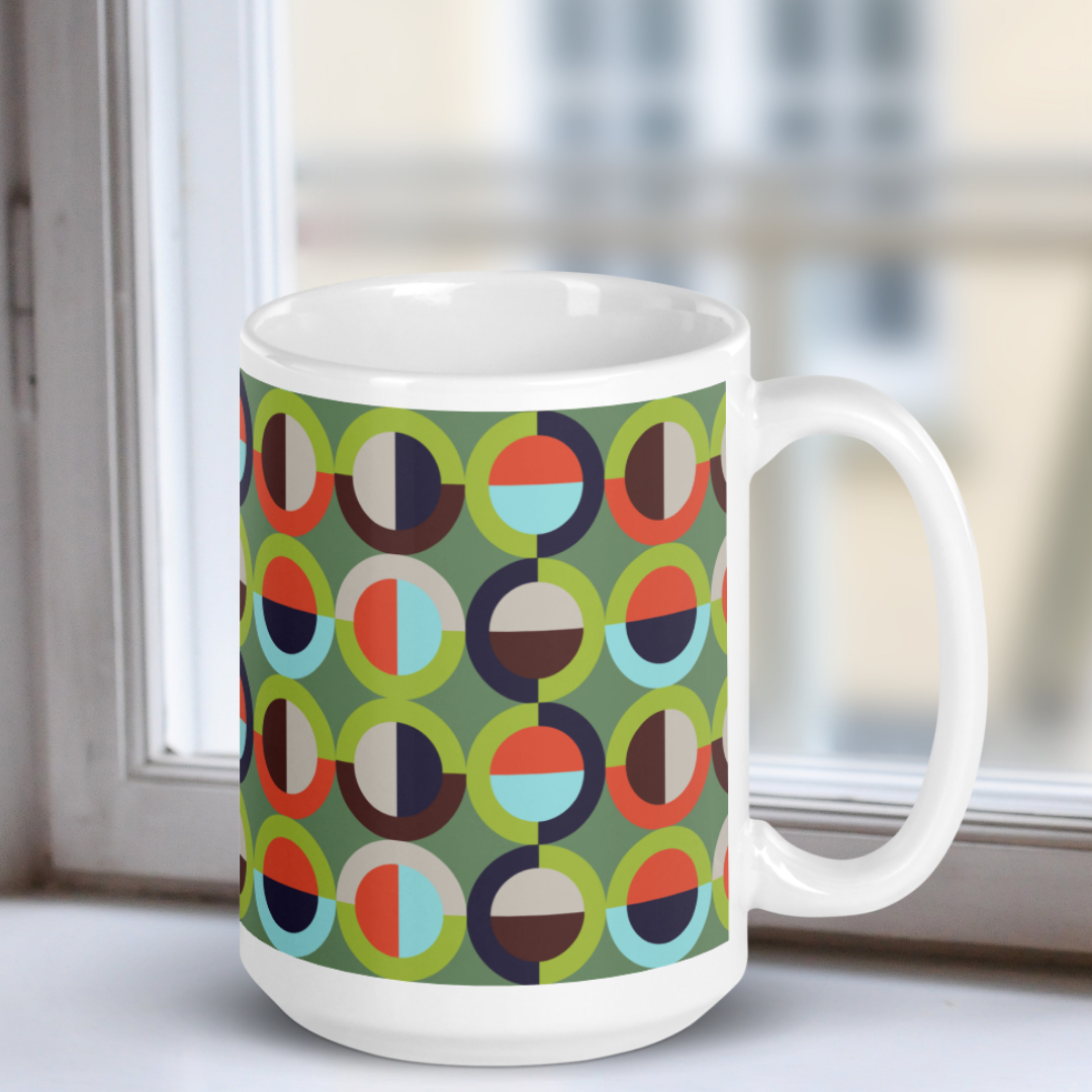 Mannos White Mug - Touch Grass