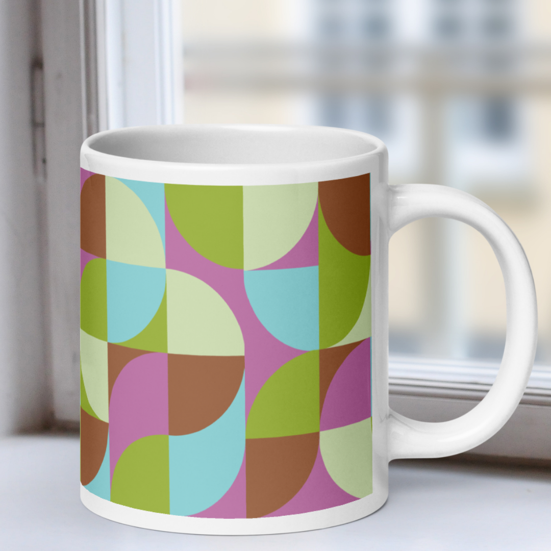 Neo Geo White Mug - Bunny Hop