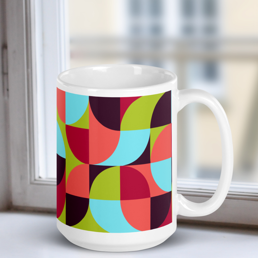 Neo Geo White Mug - Parrotdise