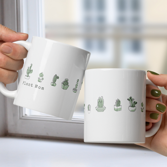 Plant Lovers Message White mug