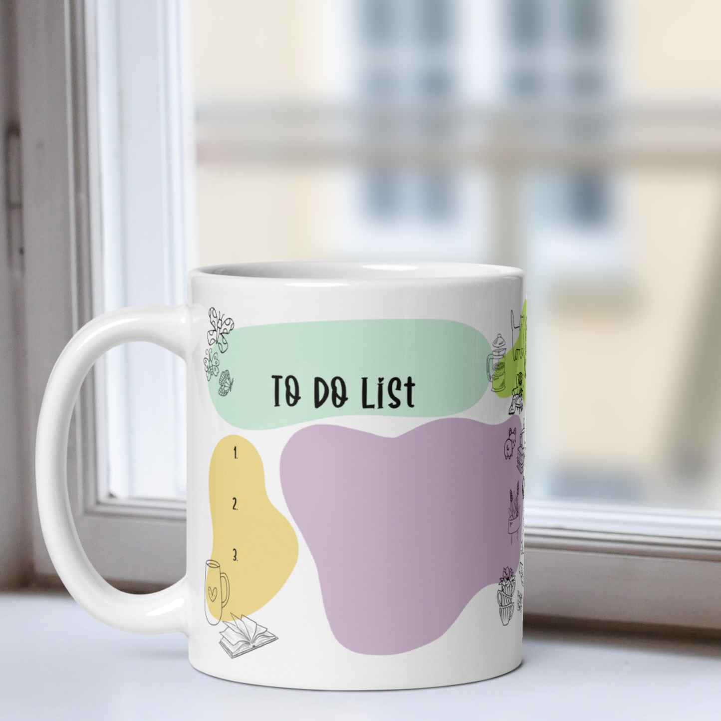 Personalized To Do List White Mug