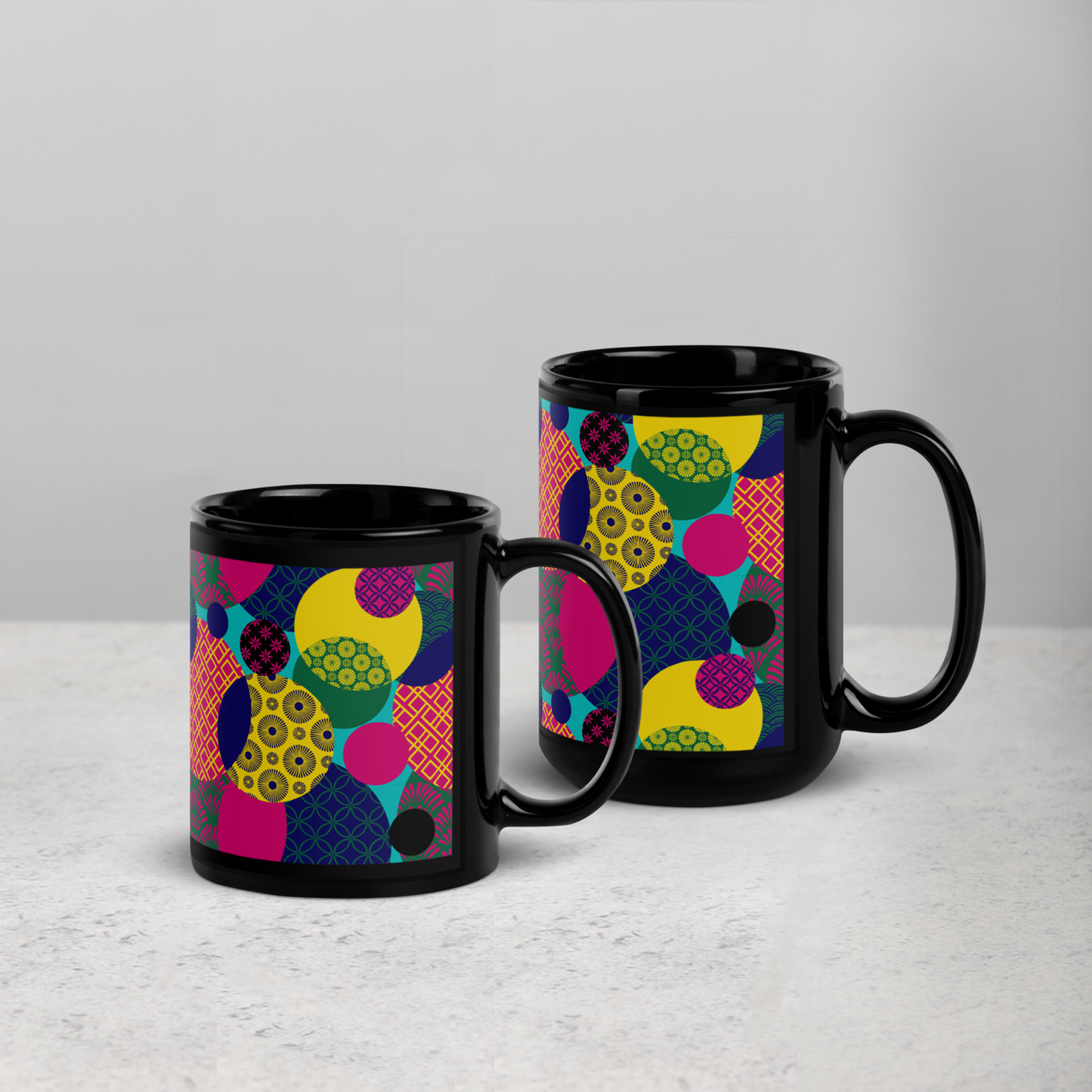 Benzu Black Mug - Maximalist