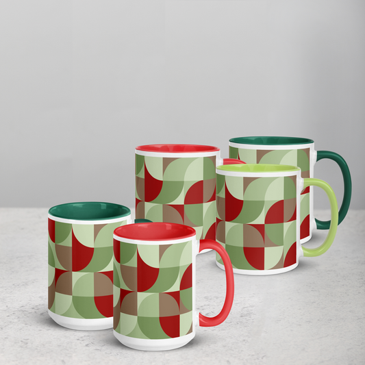 Neo Geo Custom Color Mug - Budding Holly