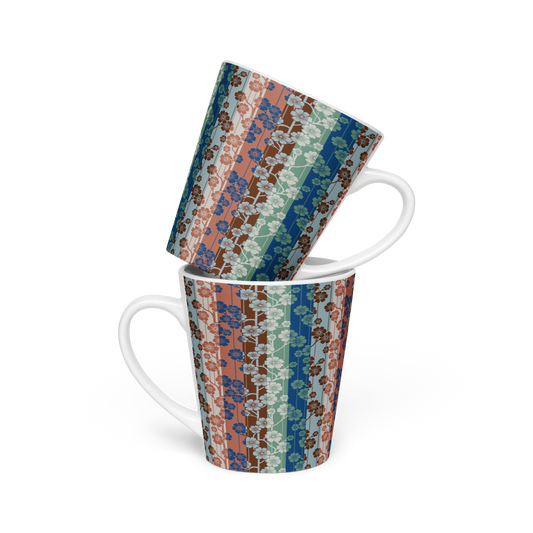 Sakura Stripes Latte Mug - Go Go