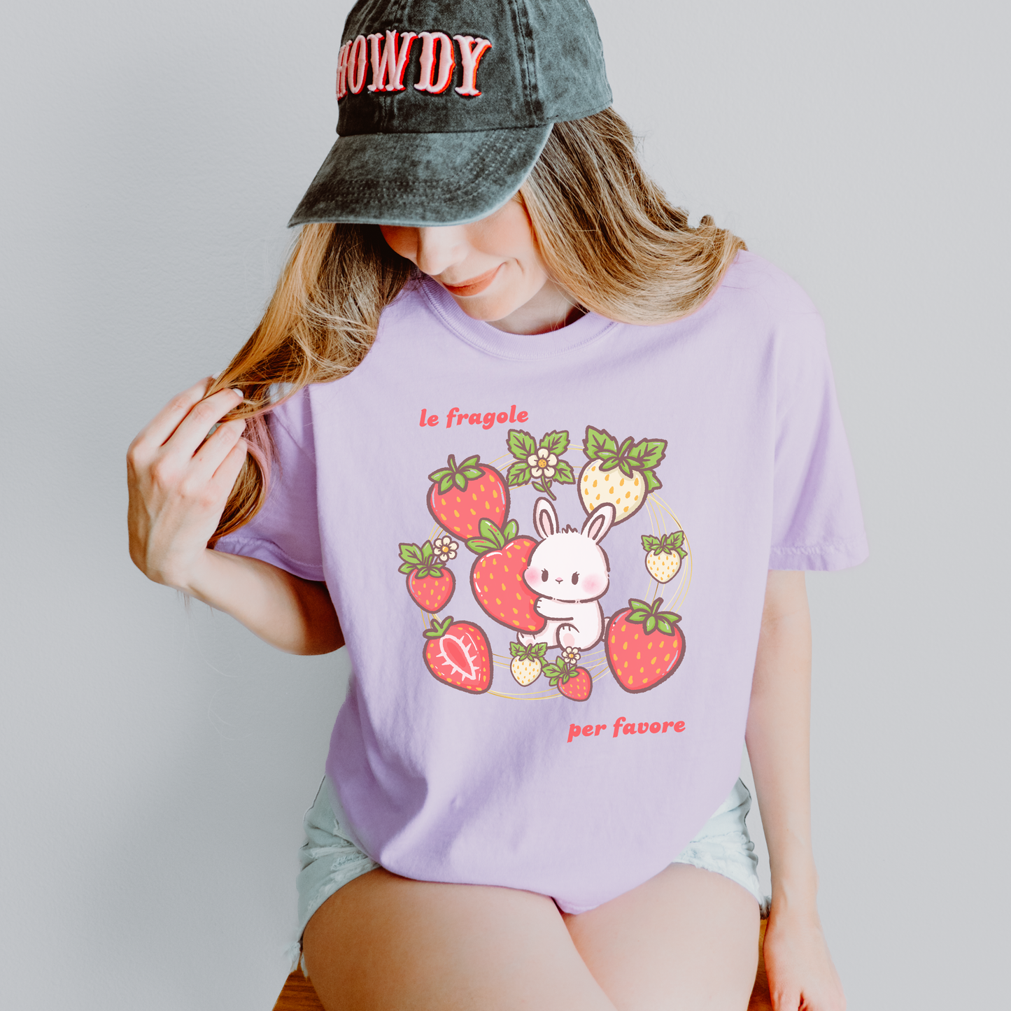 Women's Boxy Cropped Tee - Le Fragole Per Favore
