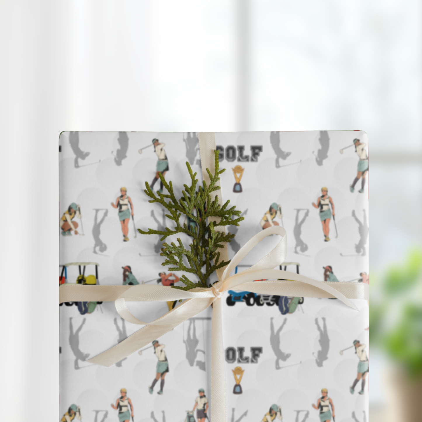 Golf Gift Wrap Sheets (set of 3) - Women's