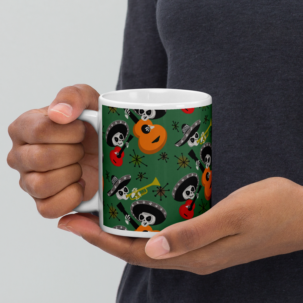 Mid Century Mariachis White Mug