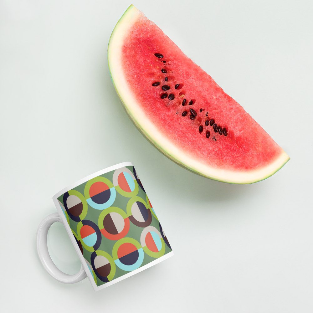 Mannos White Mug - Touch Grass