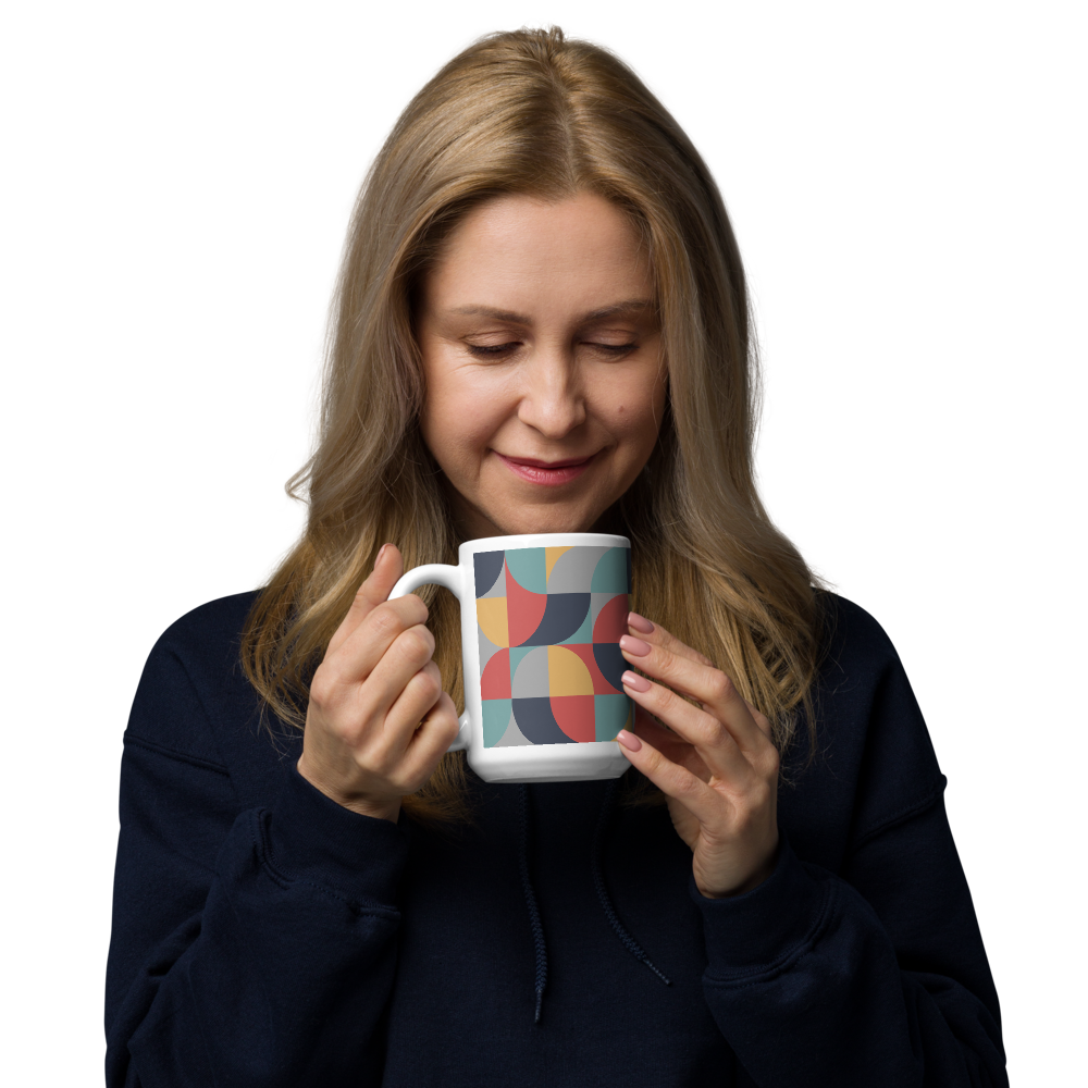 Neo Geo White Mug - Autumn Equinox