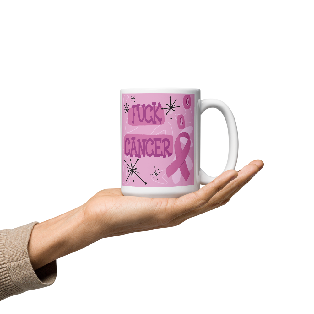 Eff Cancer White Mug