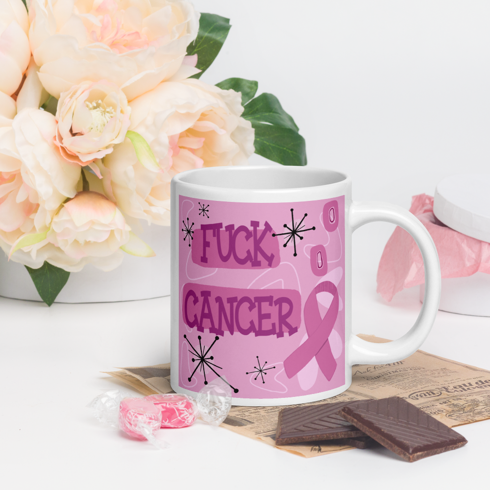 Eff Cancer White Mug