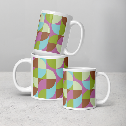 Neo Geo White Mug - Bunny Hop