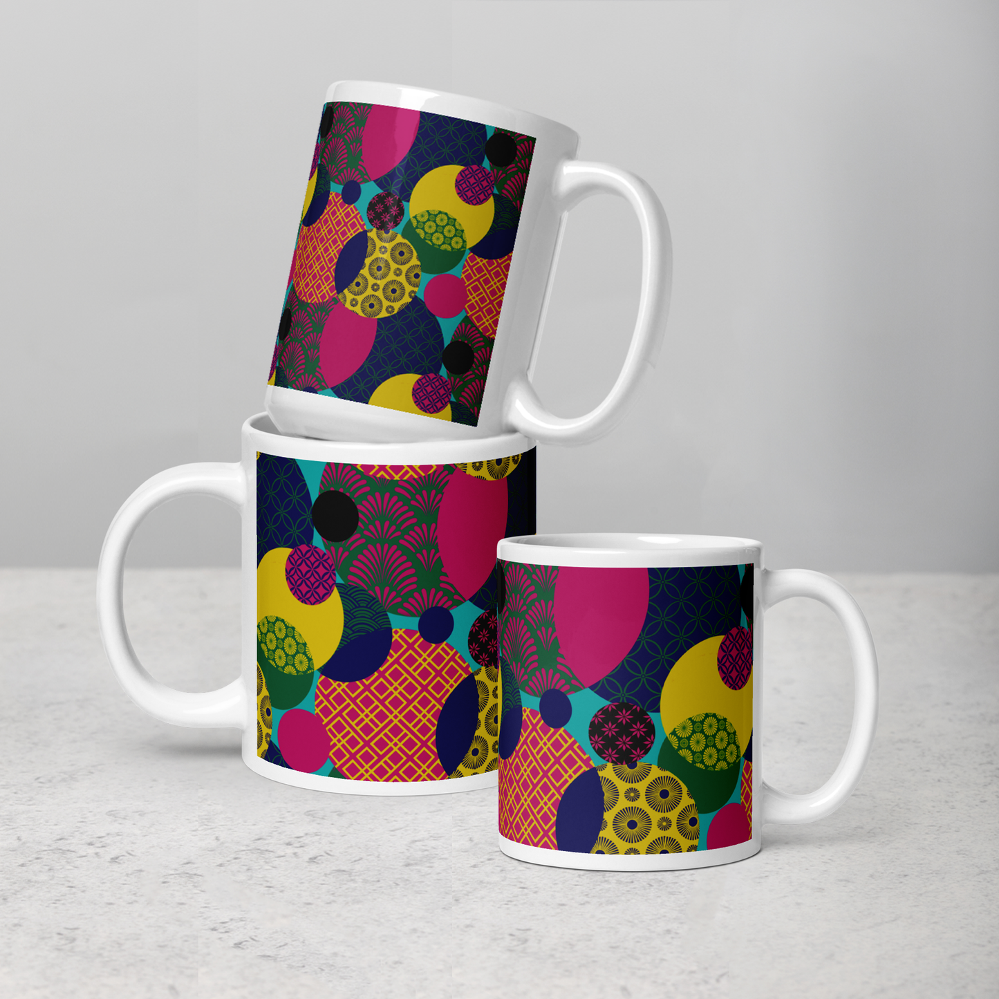 Benzu White Mug - Maximalist