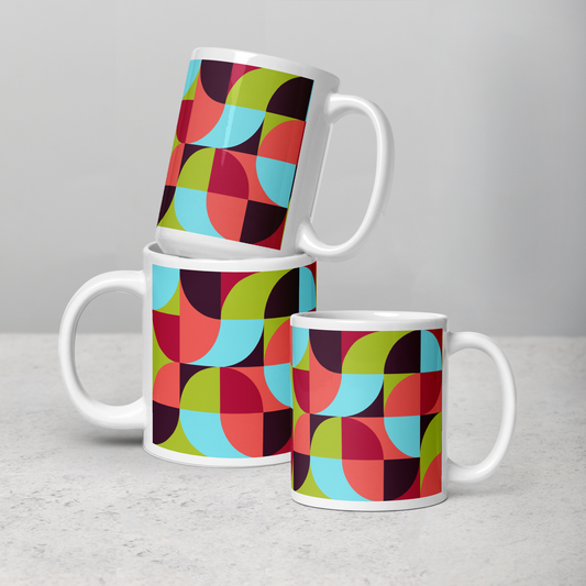 Neo Geo White Mug - Parrotdise