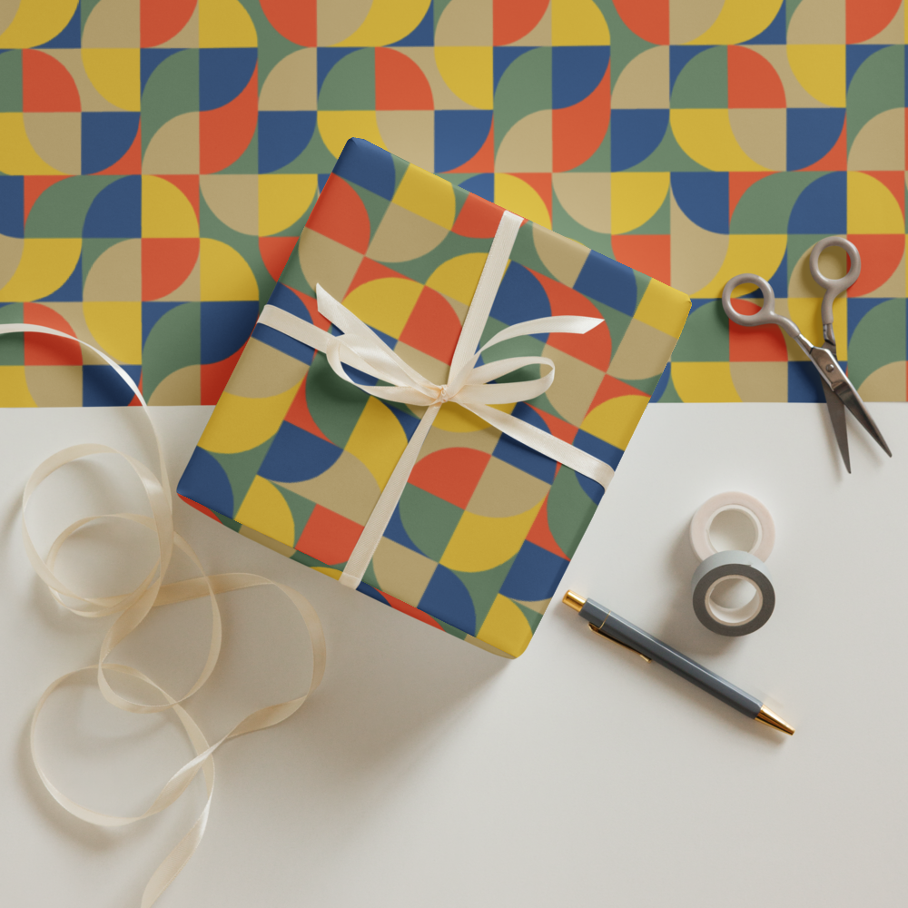 Neo Geo Gift Wrap Sheets (set of 3) - Rainforest