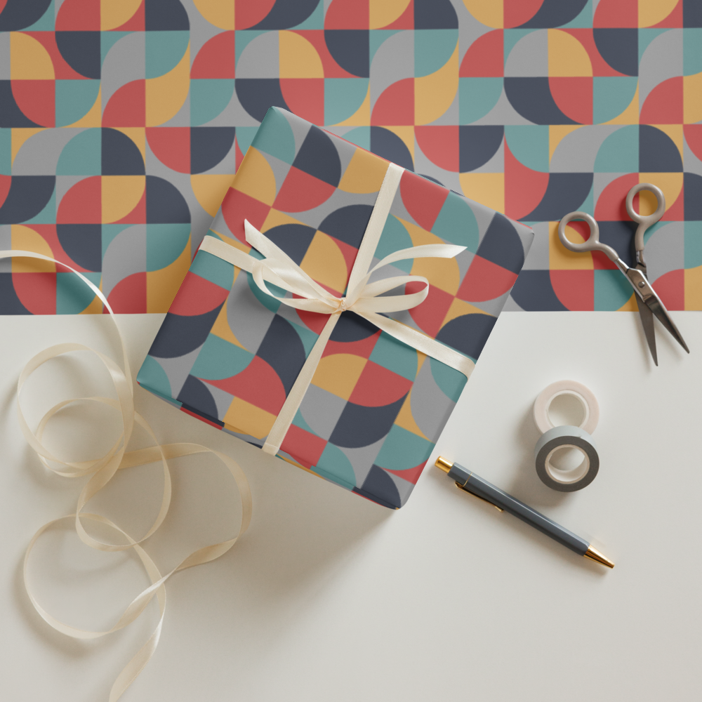 Neo Geo Gift Wrap Sheets (set of 3) - Boots n Coats