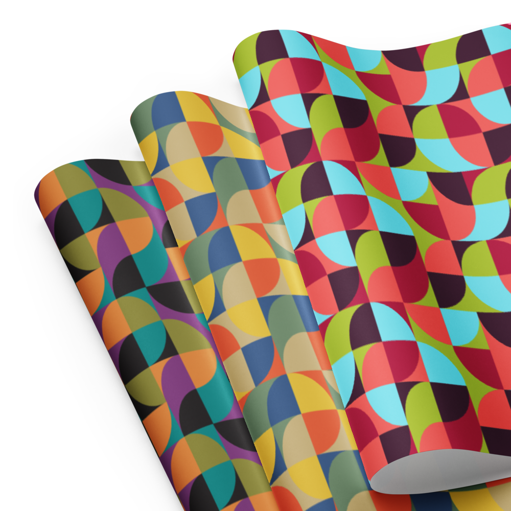 Neo Geo Gift Wrap Sheets (set of 3) - Rainforest