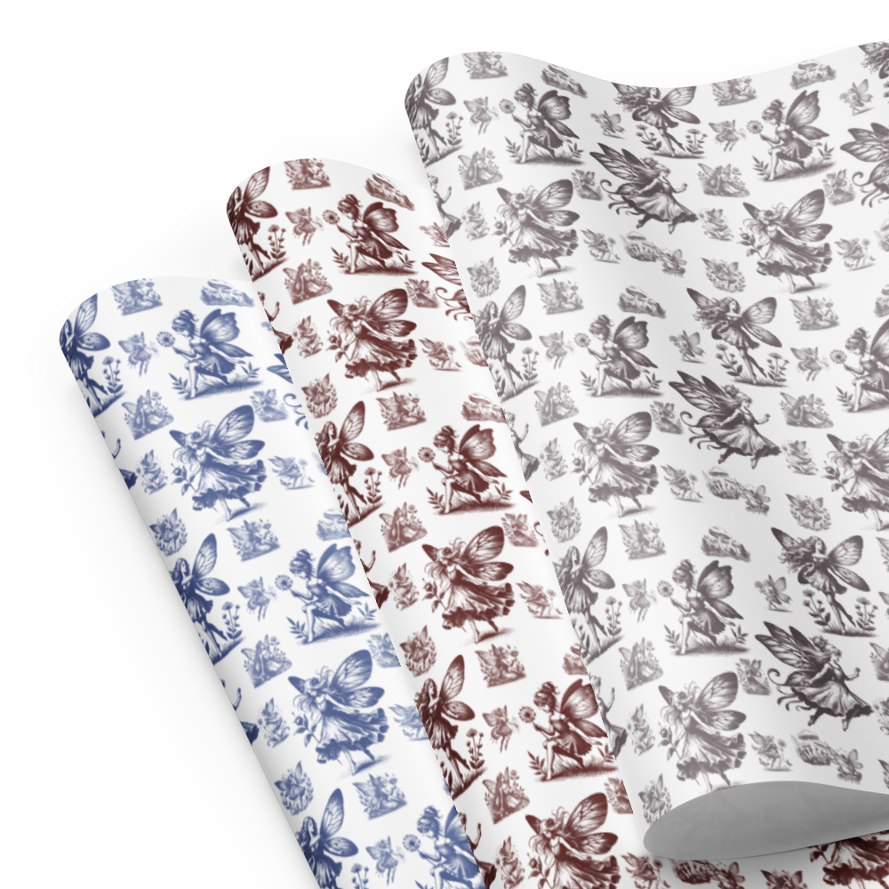 Les Fées Enchantées Gift Wrap Sheets (set of 3) - Fairies