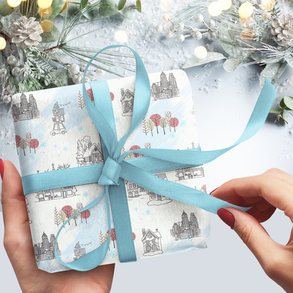 Home for the Holidays Gift Wrap Sheets (set of 3) - Wonderland