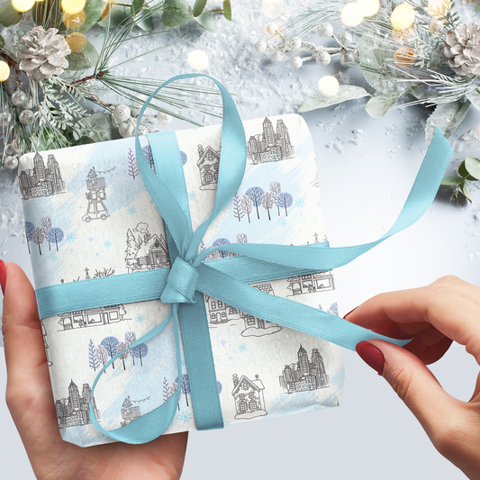 Home for the Holidays Gift Wrap Sheets (set of 3) - Wonderland