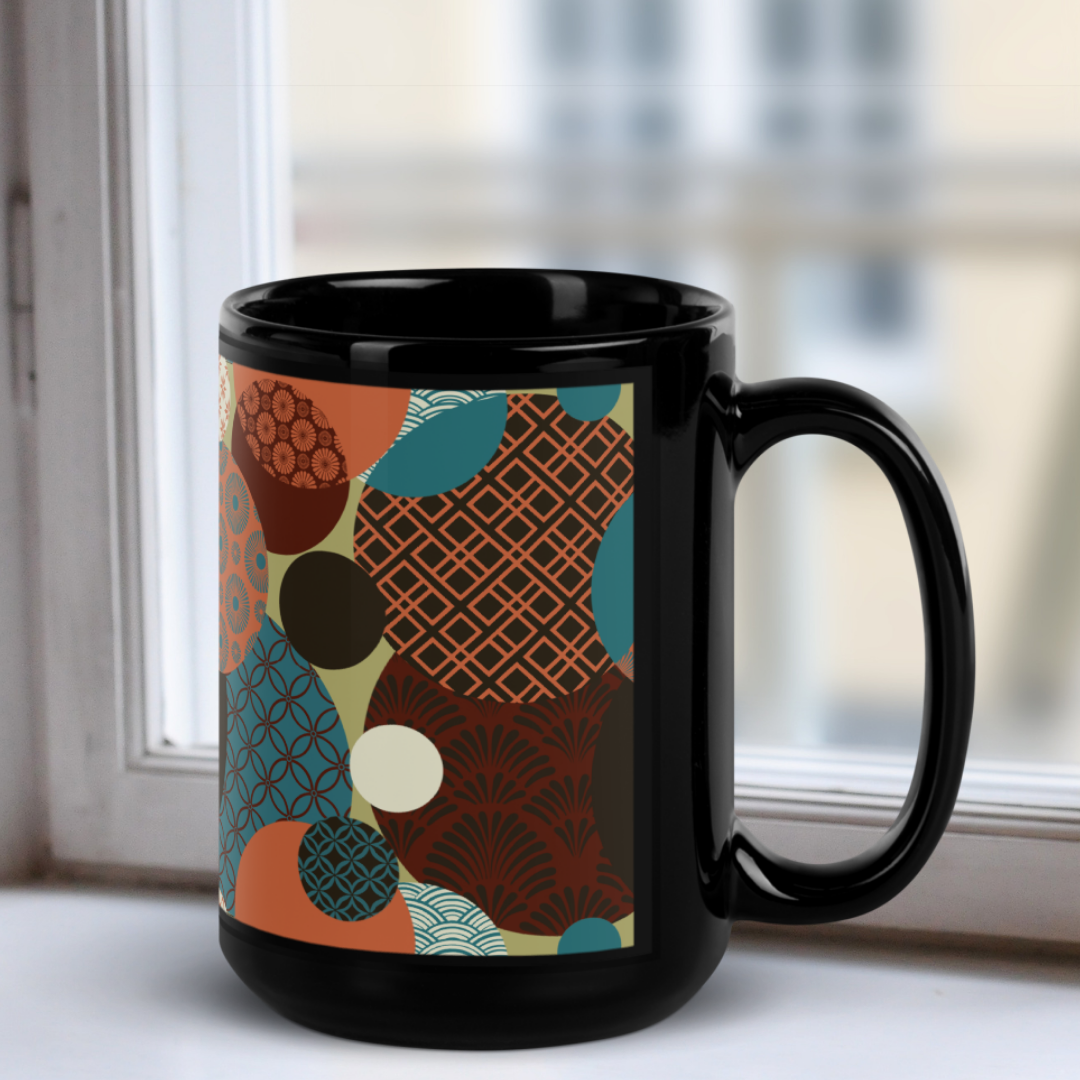 Benzu Black Mug - Kimono