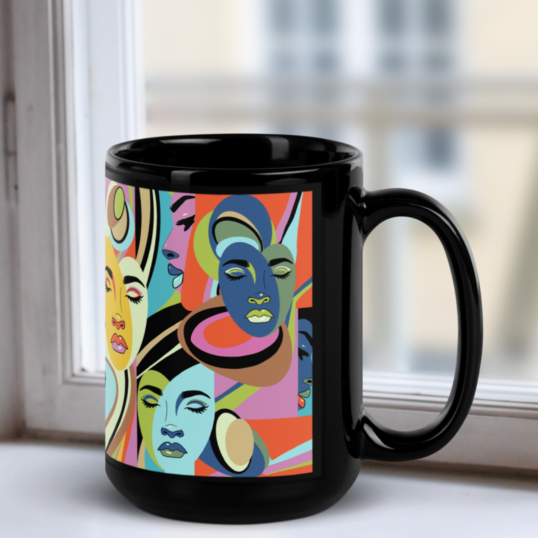 Brain on Full Blast Black Mug
