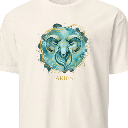 T-shirt with Aries zodiac sign design 