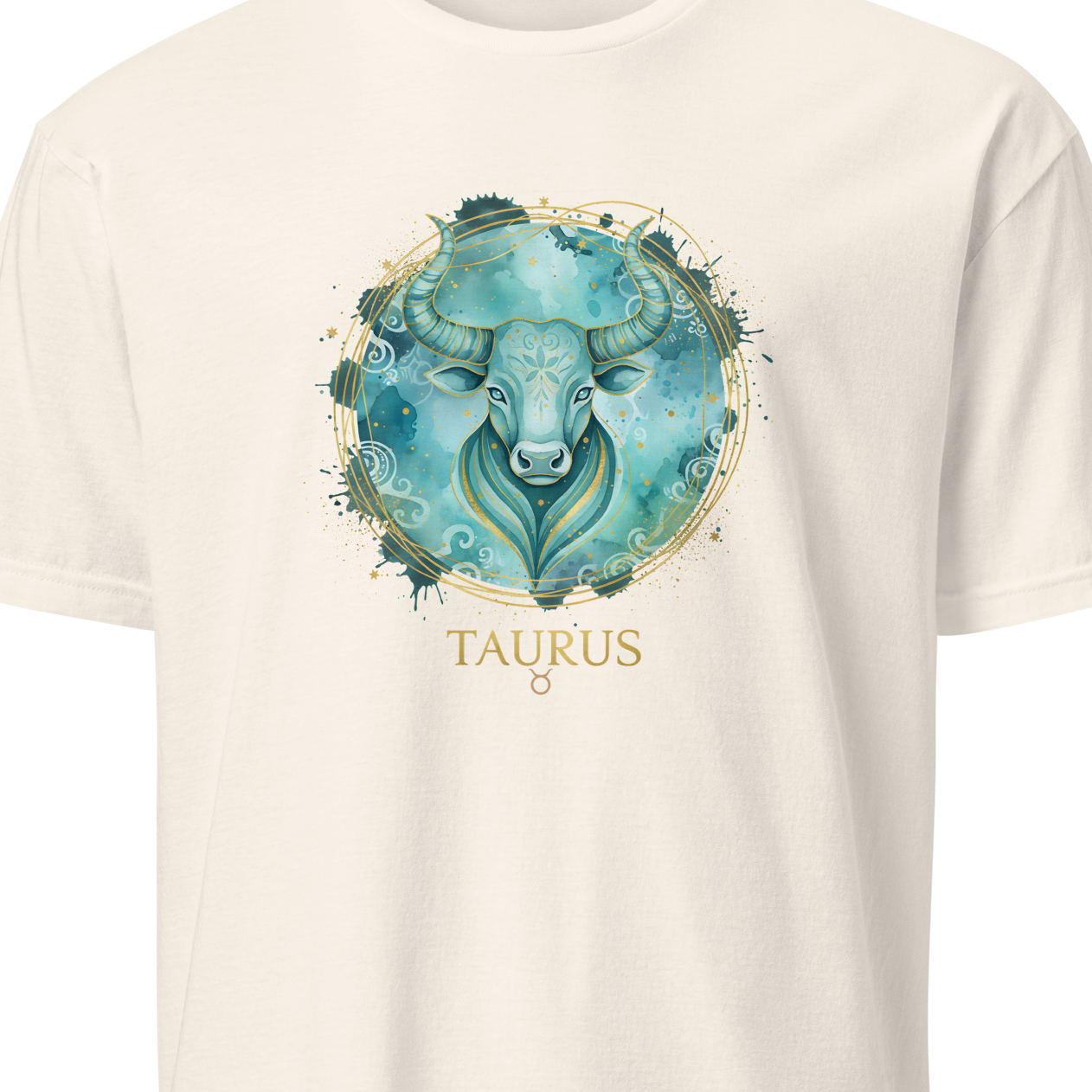T-shirt with Taurus zodiac design 