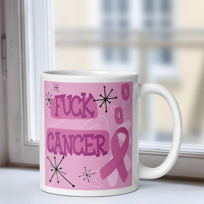 Eff Cancer White Mug