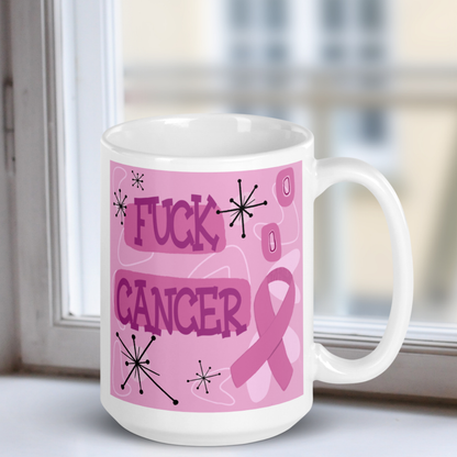 Eff Cancer White Mug