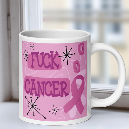 Eff Cancer White Mug