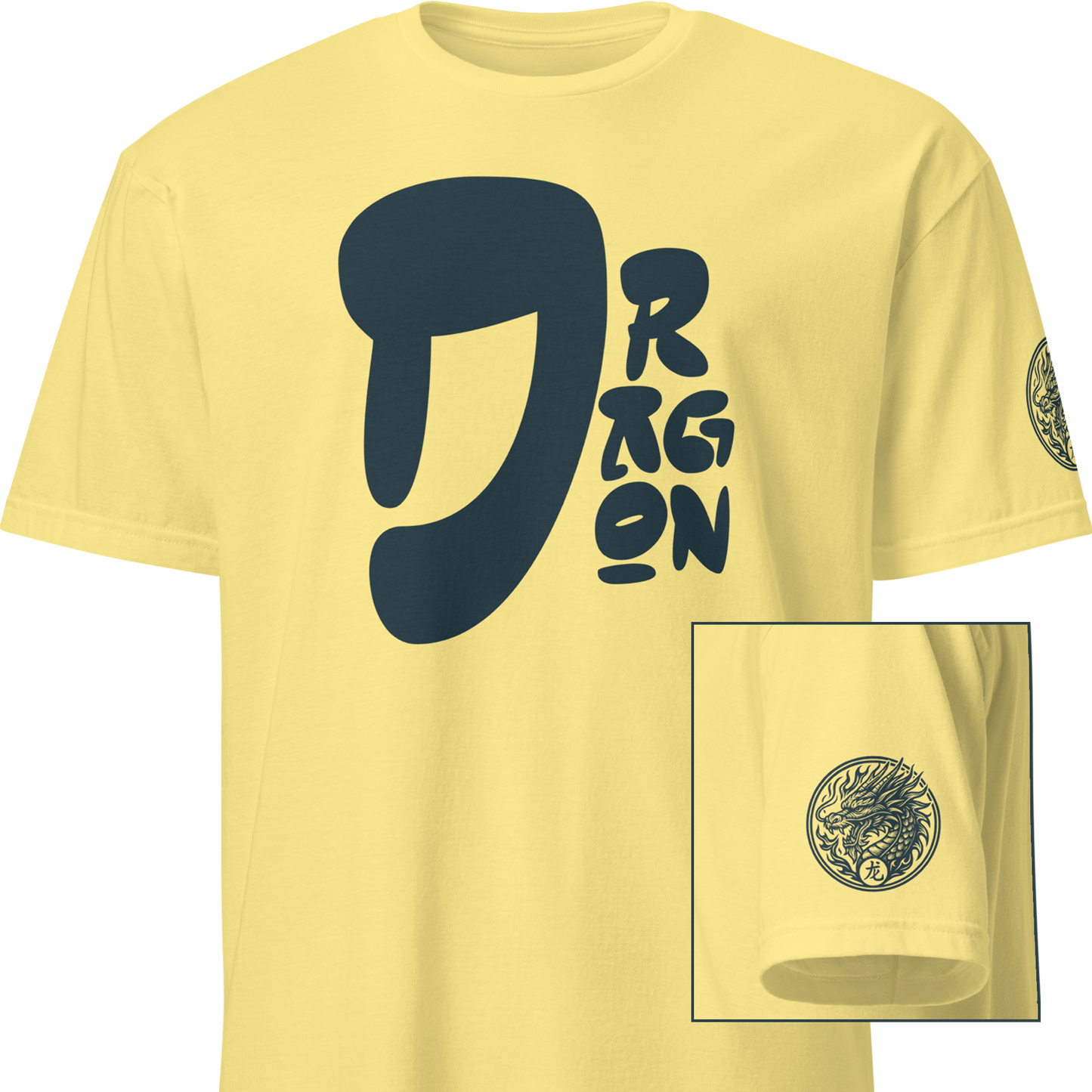 Kanji Chinese Zodiac T-Shirt - Dragon, Snake, Horse, Goat