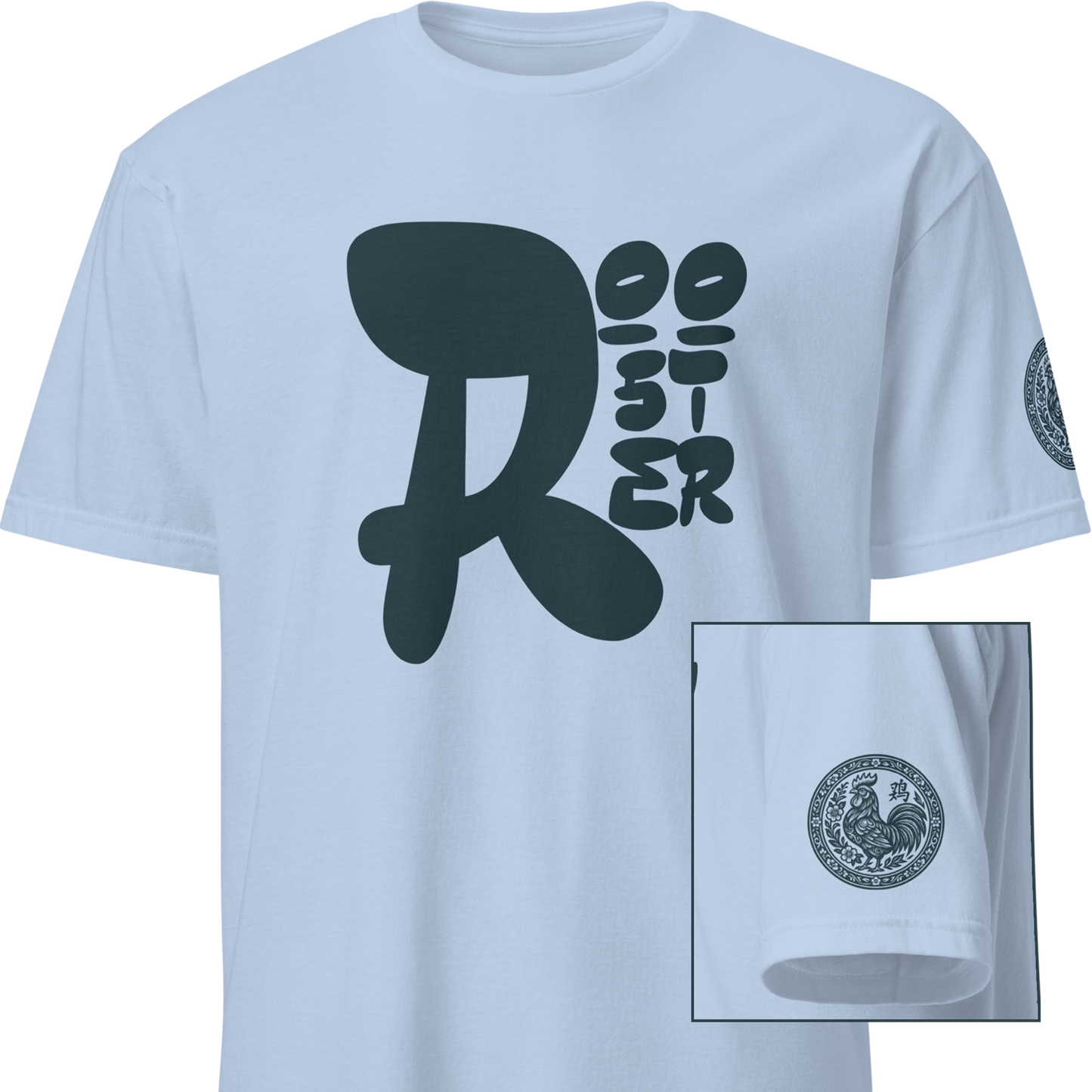Kanji Chinese Zodiac T-Shirt - Monkey, Rooster, Dog, Pig