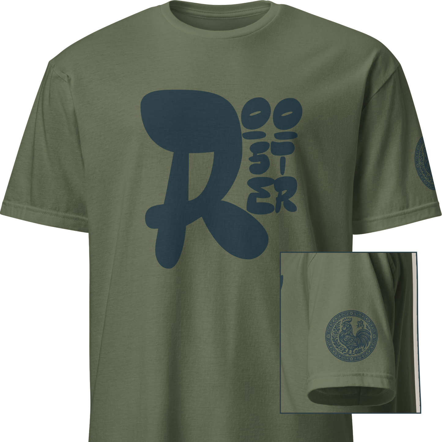 Kanji Chinese Zodiac T-Shirt - Monkey, Rooster, Dog, Pig