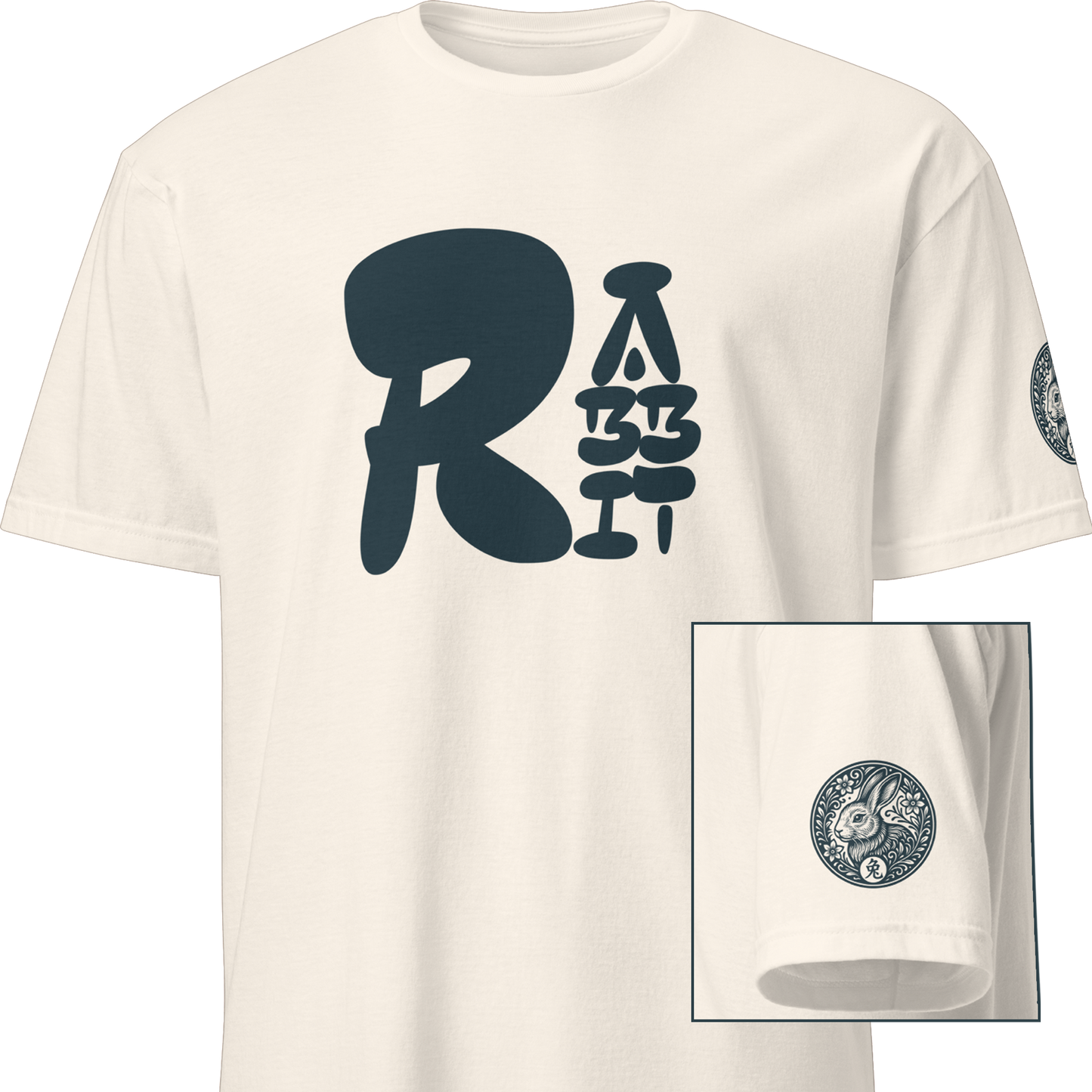 Kanji Chinese Zodiac T-Shirt - Rat, Ox, Tiger, Rabbit