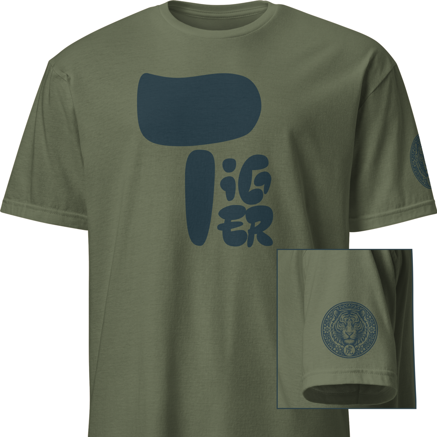 Kanji Chinese Zodiac T-Shirt - Rat, Ox, Tiger, Rabbit