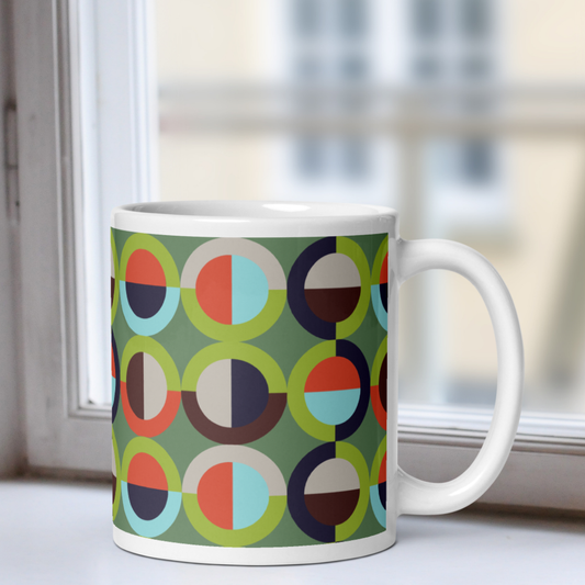 Mannos White Mug - Touch Grass