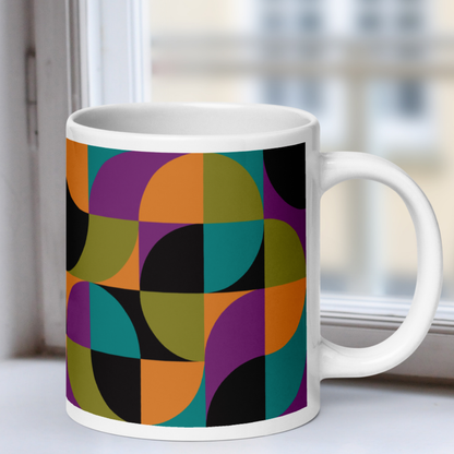 Neo Geo White Mug - Bird of Paradise