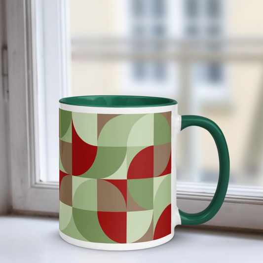 Neo Geo Custom Color Mug - Budding Holly