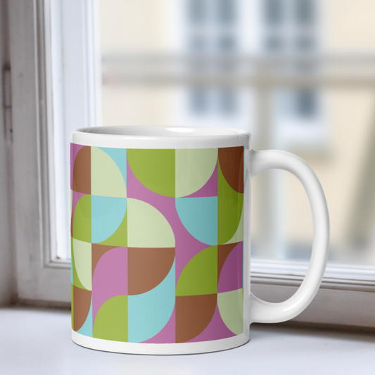 Neo Geo White Mug - Bunny Hop