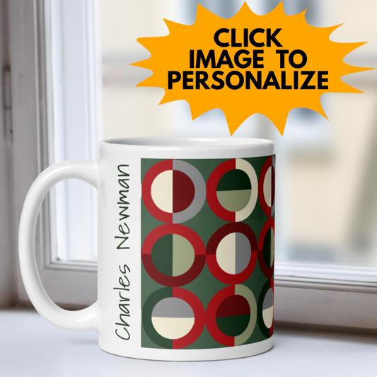 Personalized Mannos White Mug - Ho Ho Ho