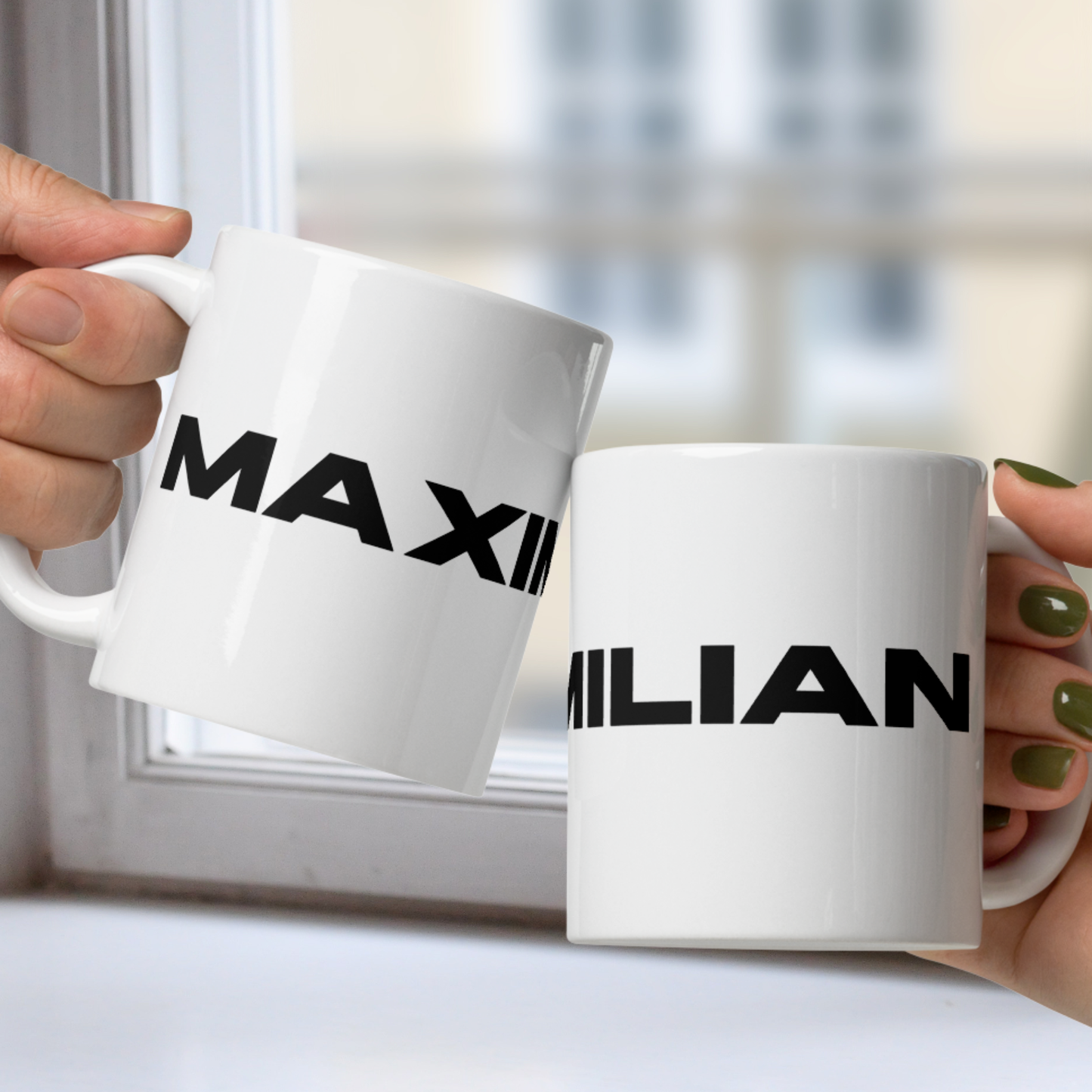Personalized Name White or Black Mug